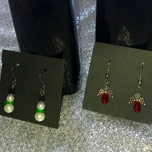 * Handcrafted Christmas Earrings